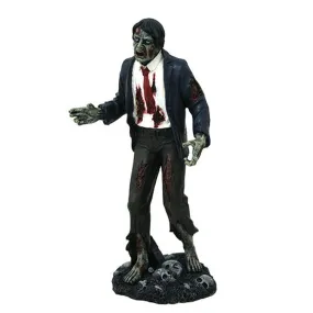 10" Zombie Man with Torn Clothes Statue