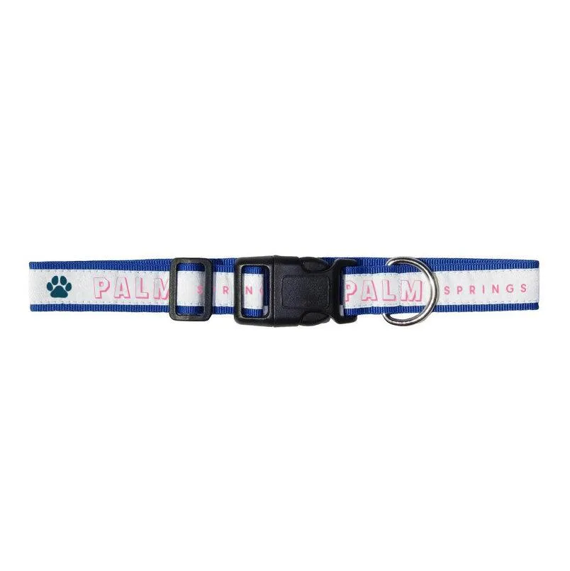 1" Dog Collar Printed with a Customizable BLOCK SPORT COLLECTION Design