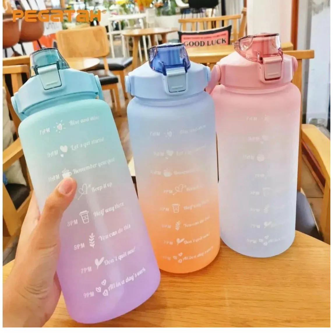 3pcs Sport water bottle