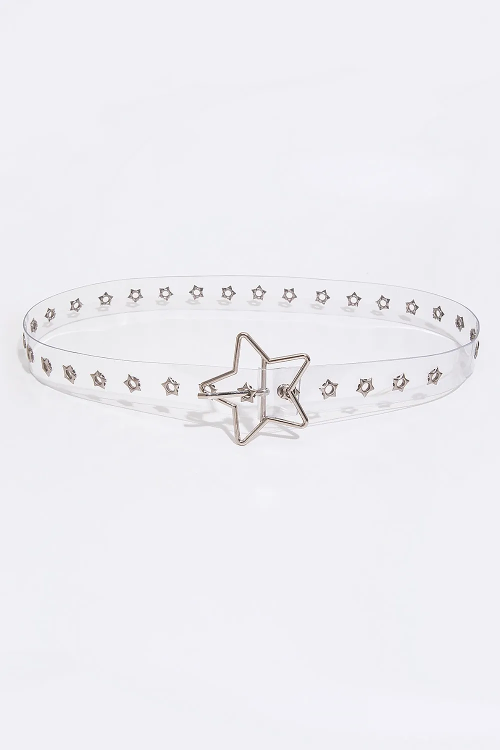 Adjustable PVC Star Shape Buckle Belt