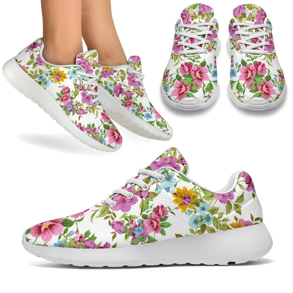 Awesome flowers Sport Sneakers