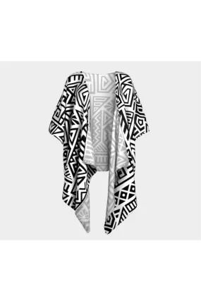 Aztec Draped Kimono