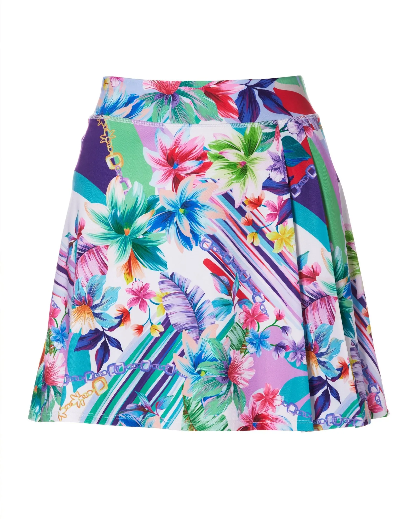 B-Active Printed Pleated Sport Skirt Multi