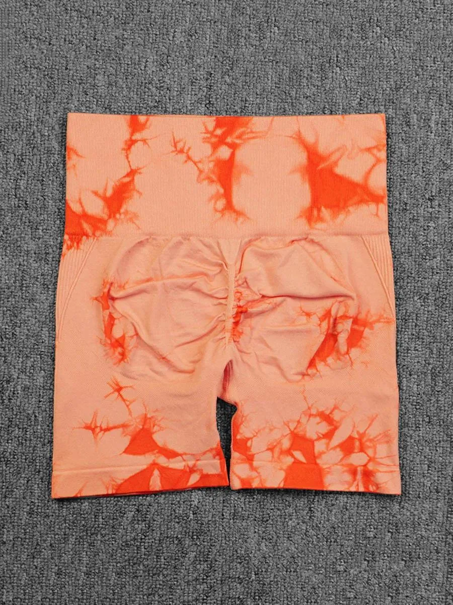 B-ACTIVE SEAMLESS TIE DYE SPORT SHORTS