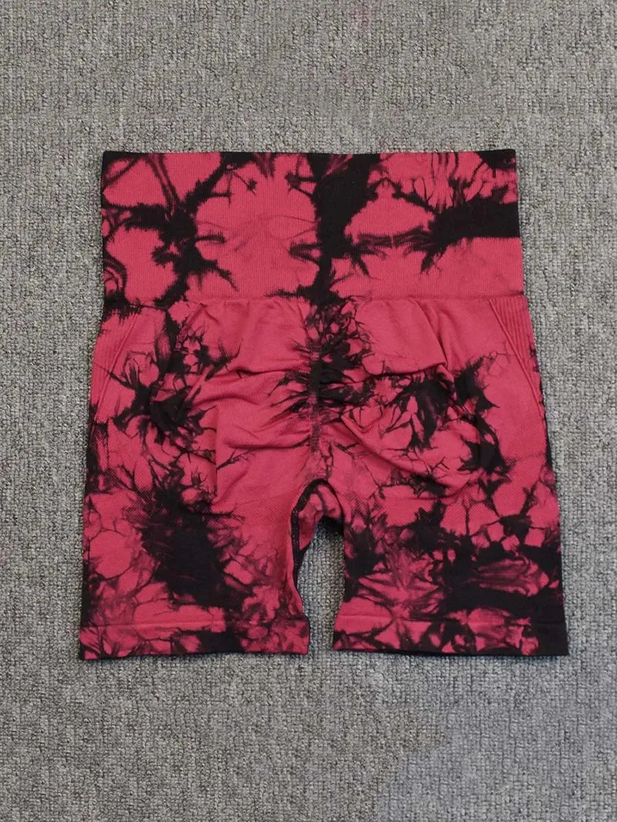 B-ACTIVE SEAMLESS TIE DYE SPORT SHORTS