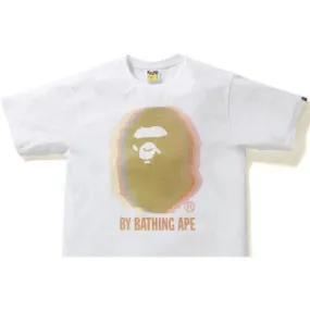 BAPE REFLECTOR NOISE TEE YELLOW/WHITE