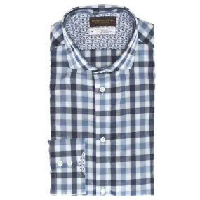 Blue Check Performance Sport Shirt