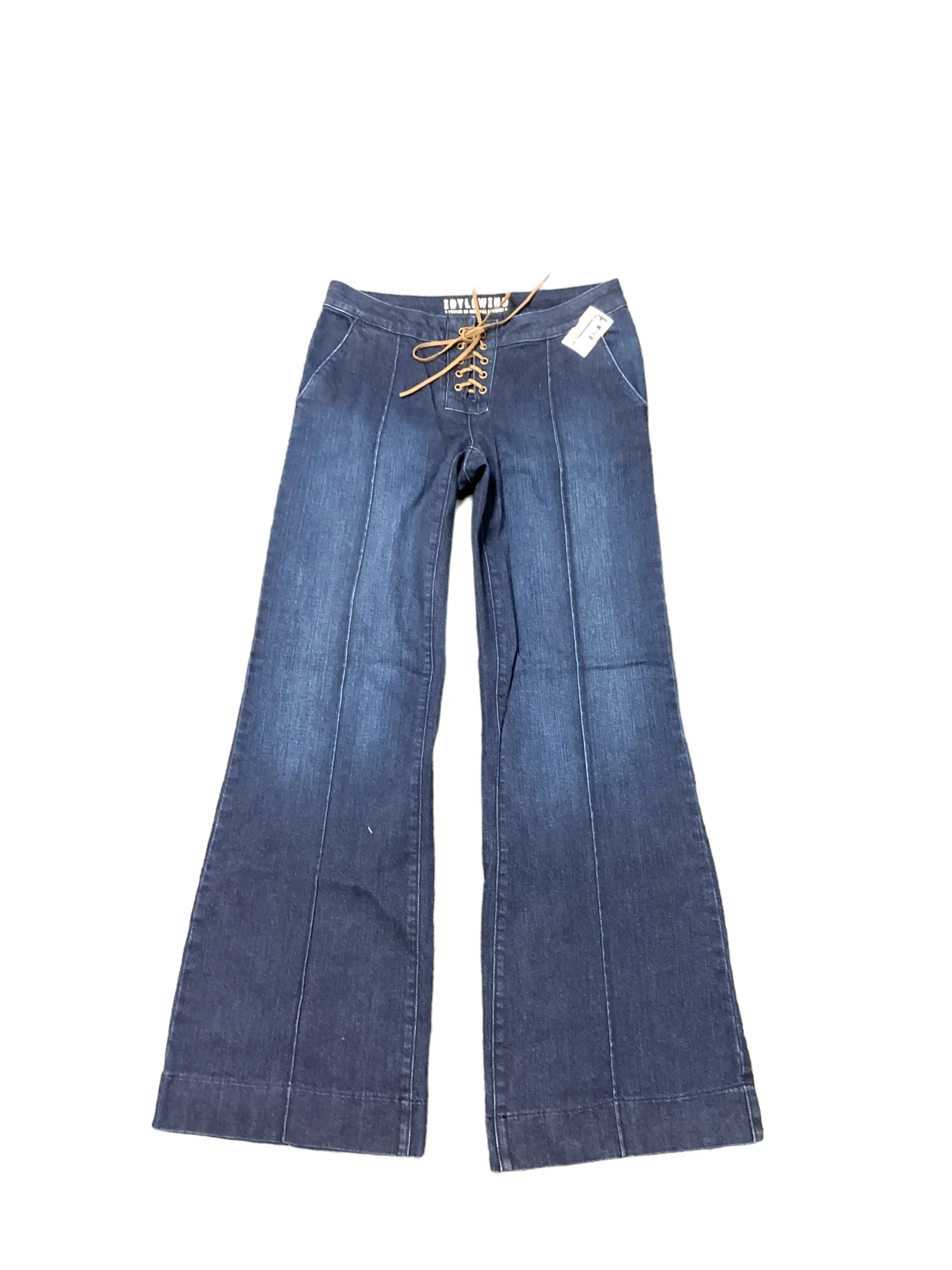 Blue Denim Jeans Flared Cmc, Size 6