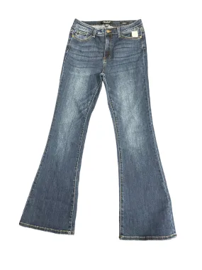 Blue Denim Jeans Flared Judy Blue, Size 8