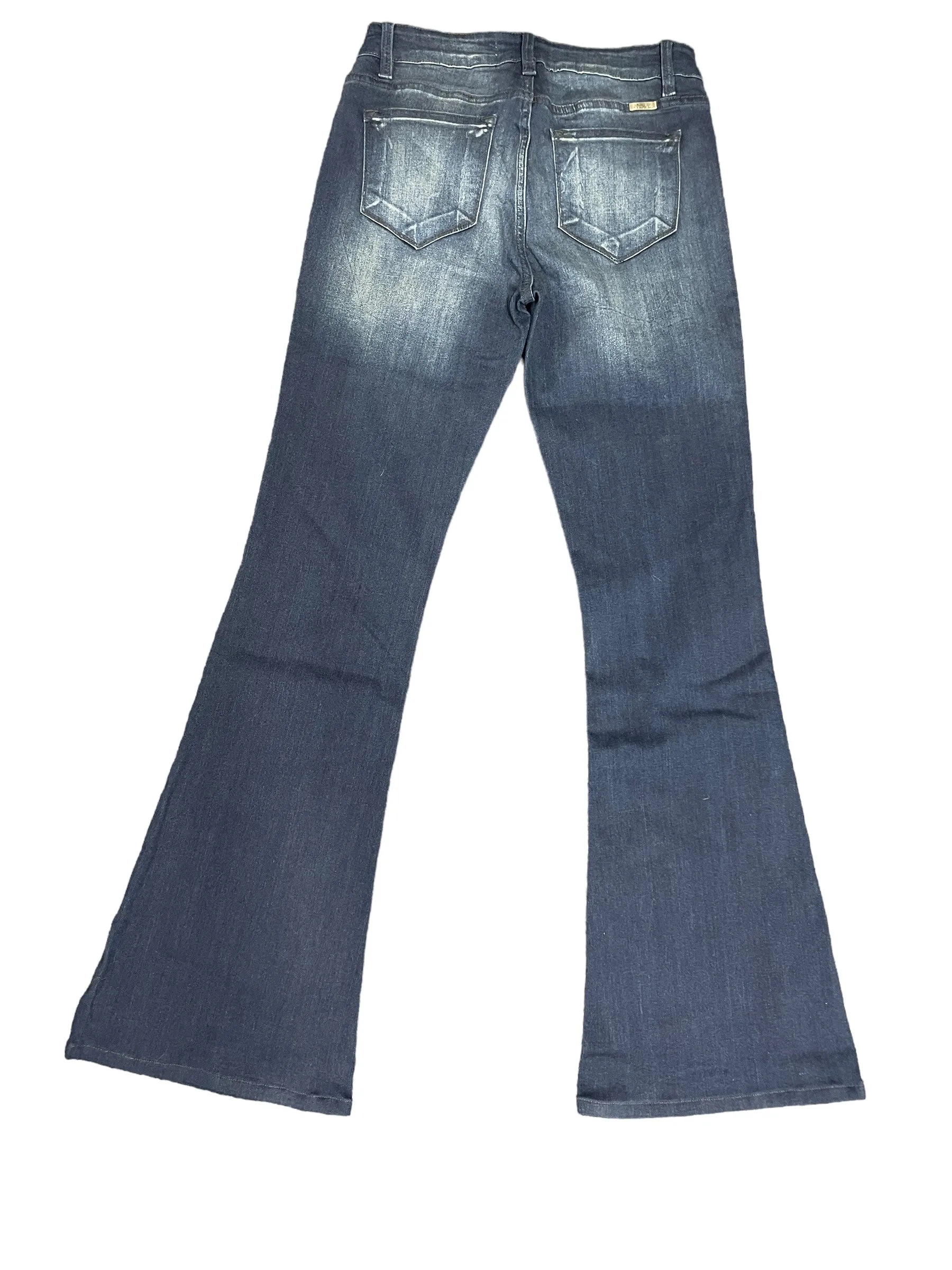 Blue Denim Jeans Flared Kancan, Size 6