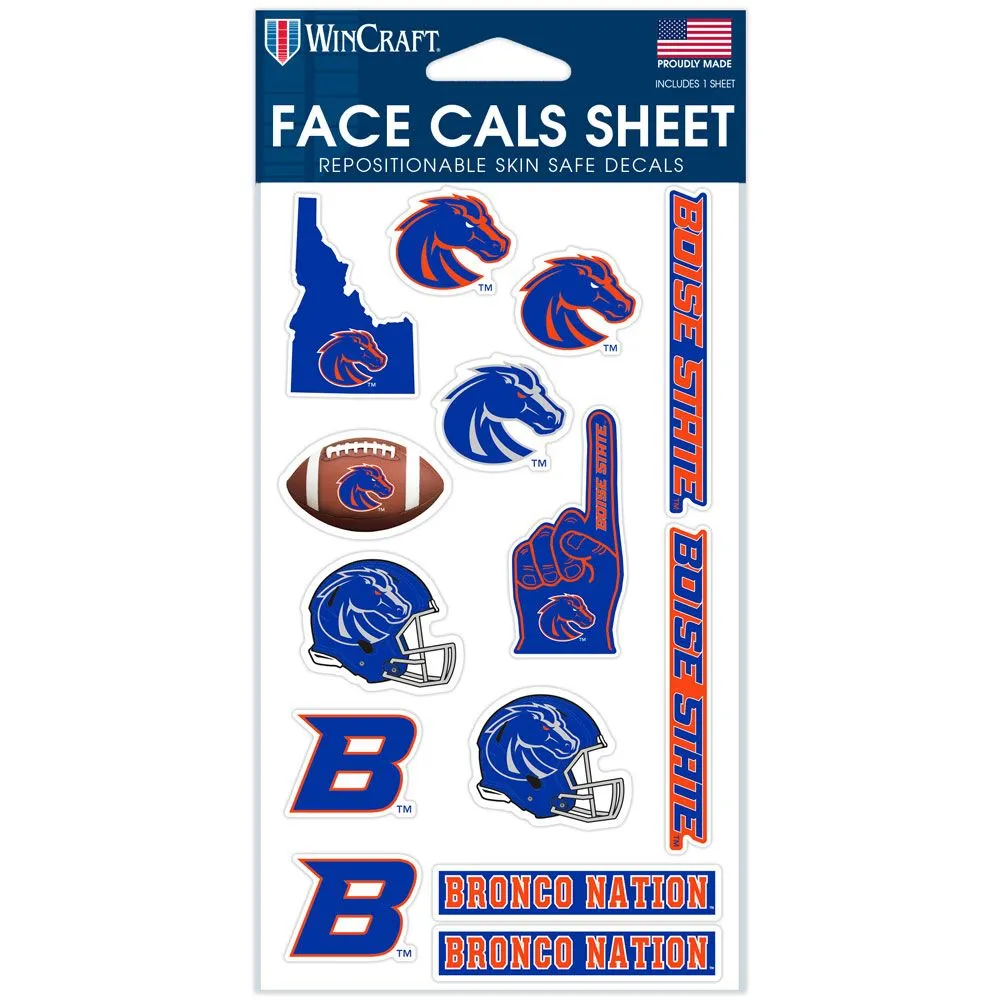 Boise State Broncos Temporary Tattoo Sheet