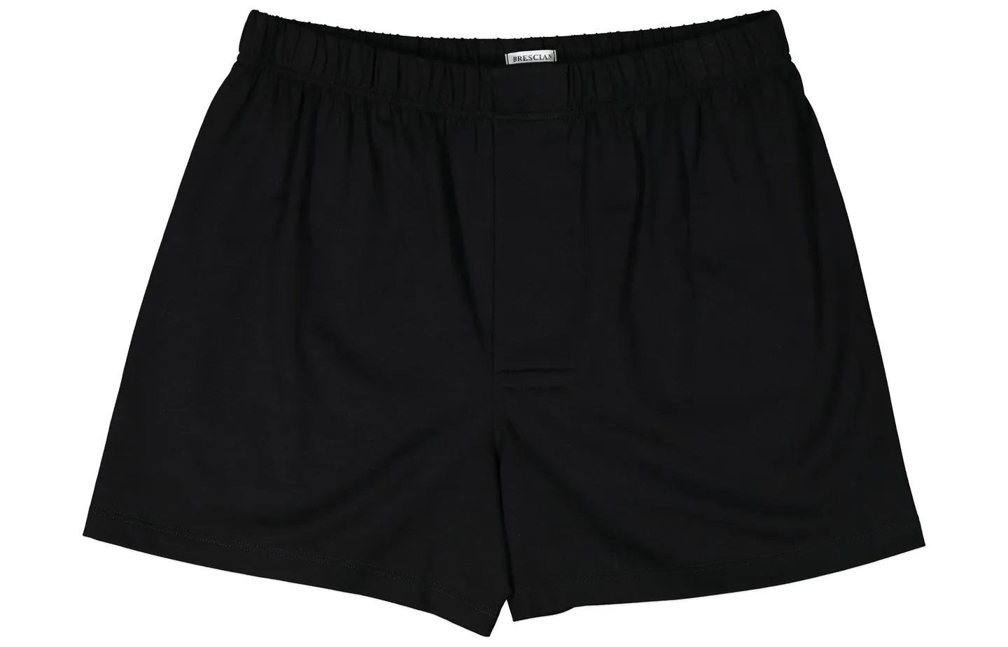 Bresciani Black Cotton Boxers