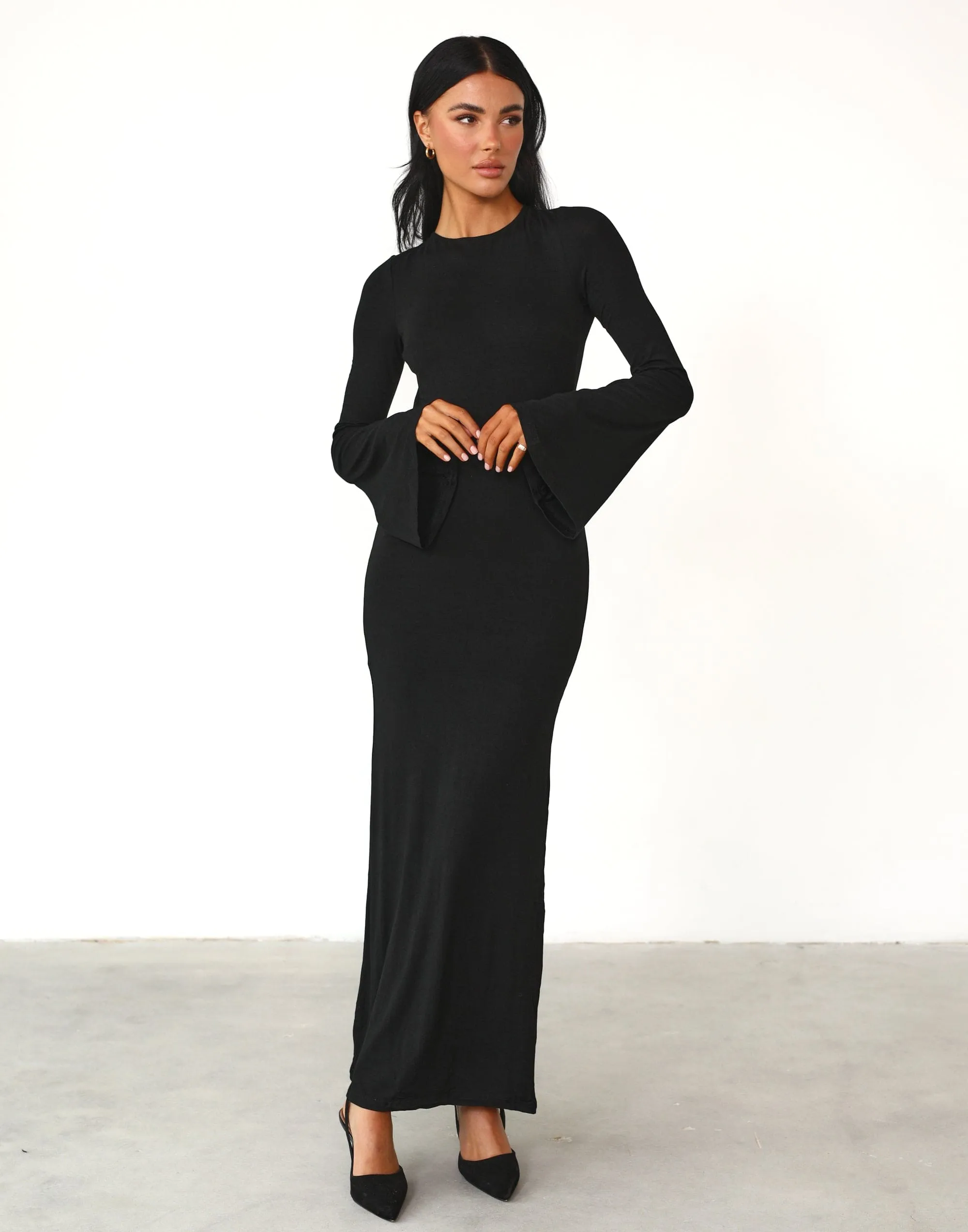 Carina Maxi Dress (Black)