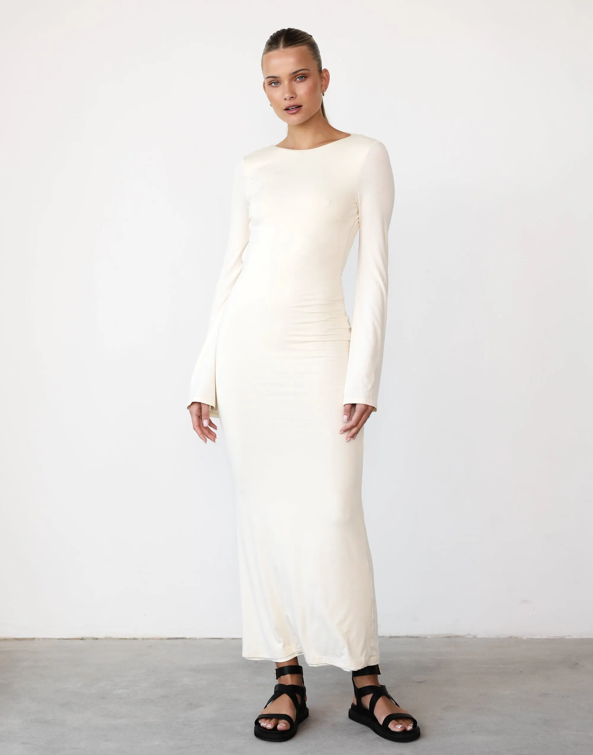 Carina Maxi Dress (Cream)