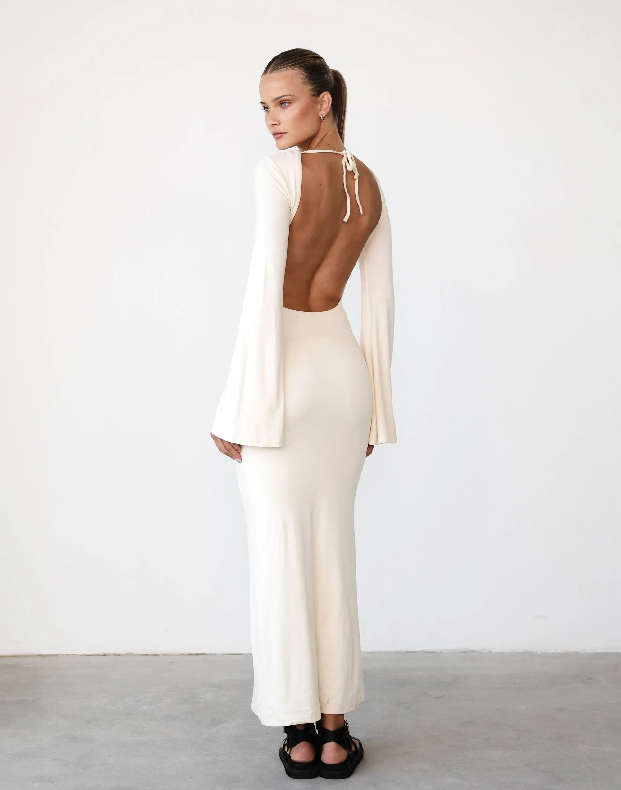 Carina Maxi Dress (Cream)