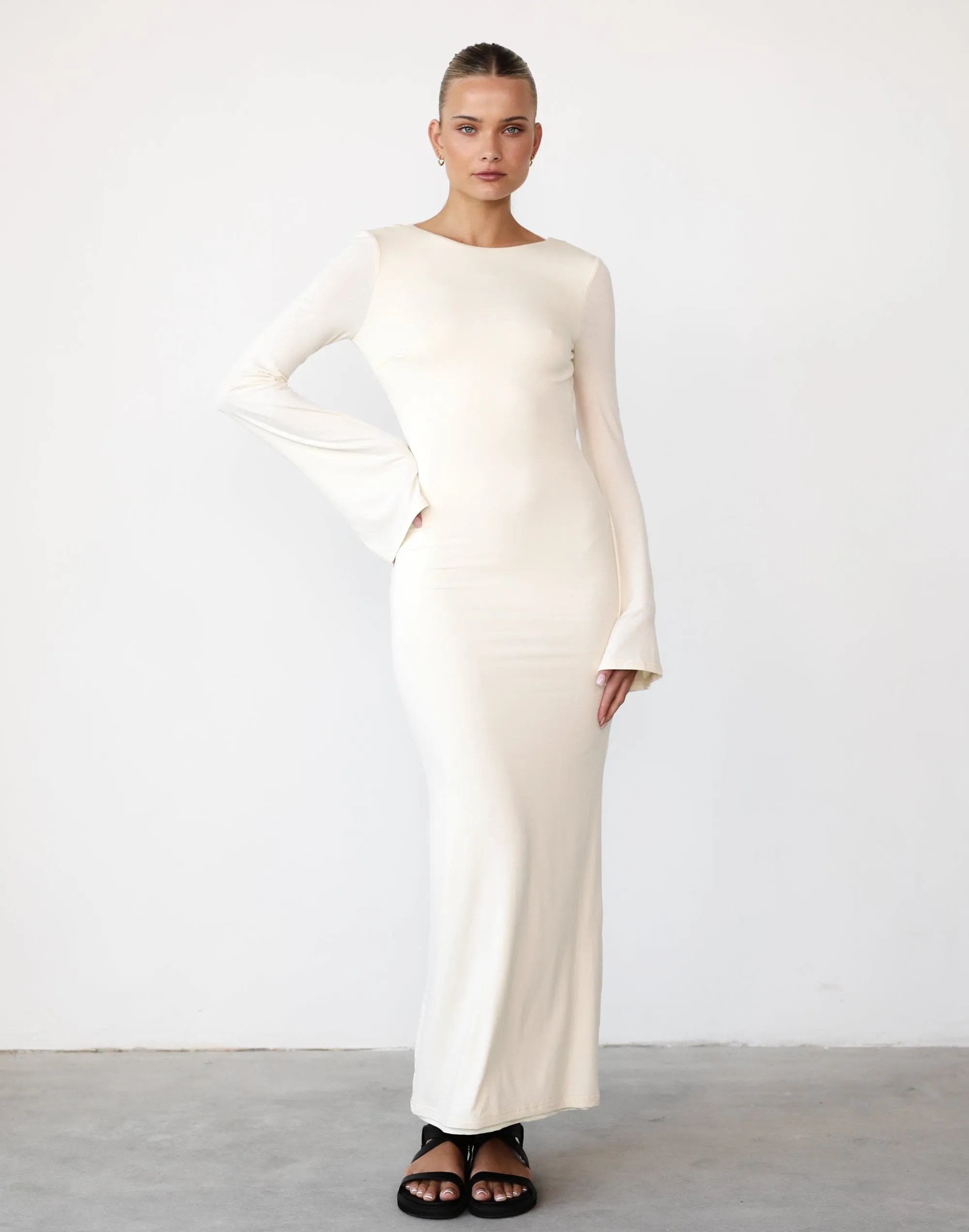 Carina Maxi Dress (Cream)