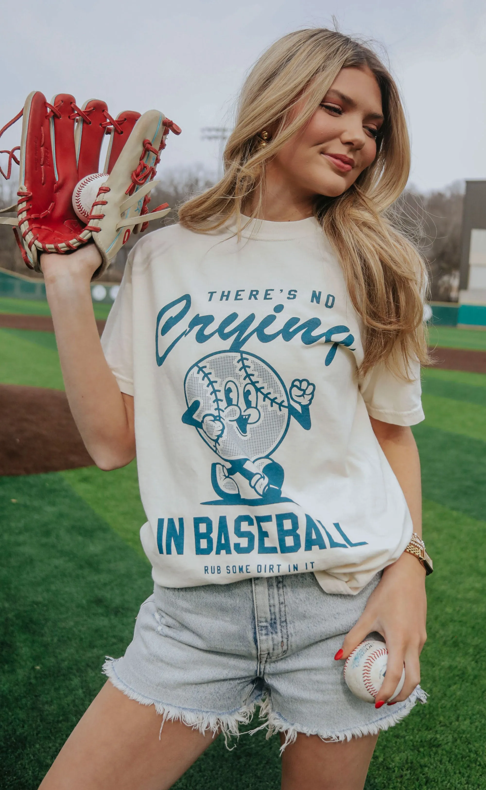 charlie southern: no crying in baseball t shirt