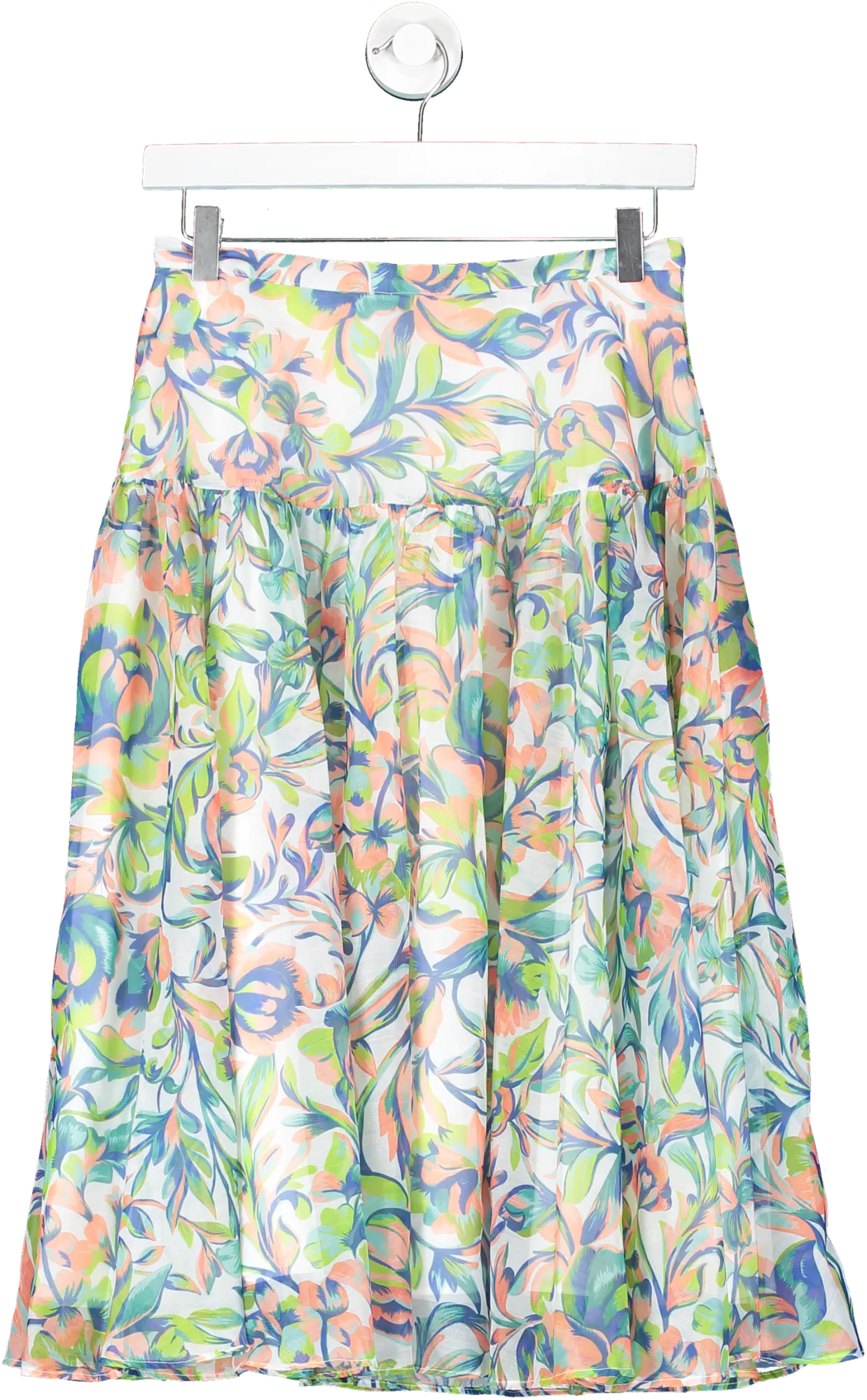 Coast Green Floral Print Skirt UK 8