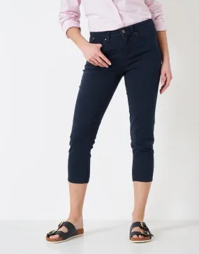 Crew Clothing - Cropped Jeans - Heritage Navy