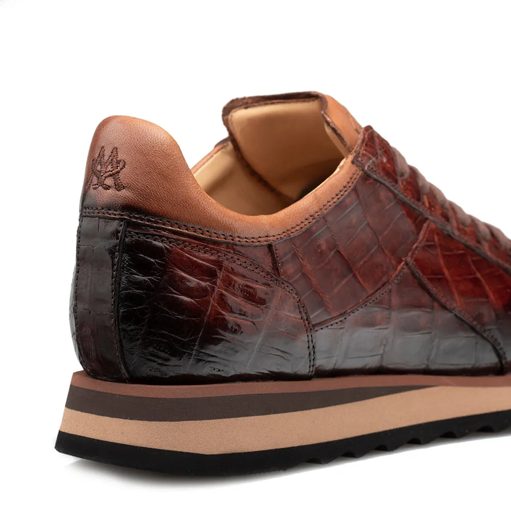 Crocodile Grid Sole Sport Oxford