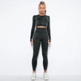 Crop Top High Waist  Pant Sets