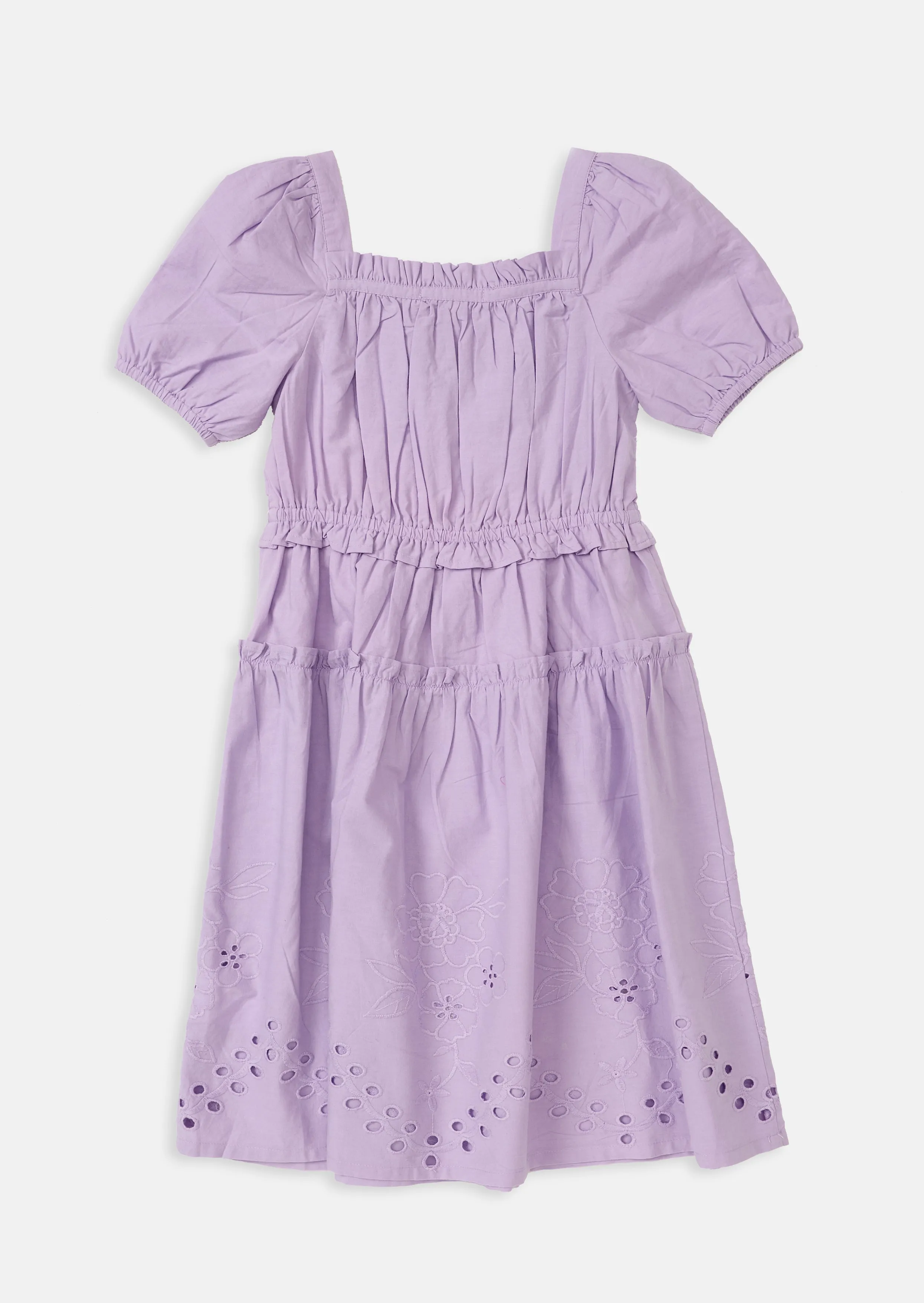 Eve Poplin Embroidered Dress