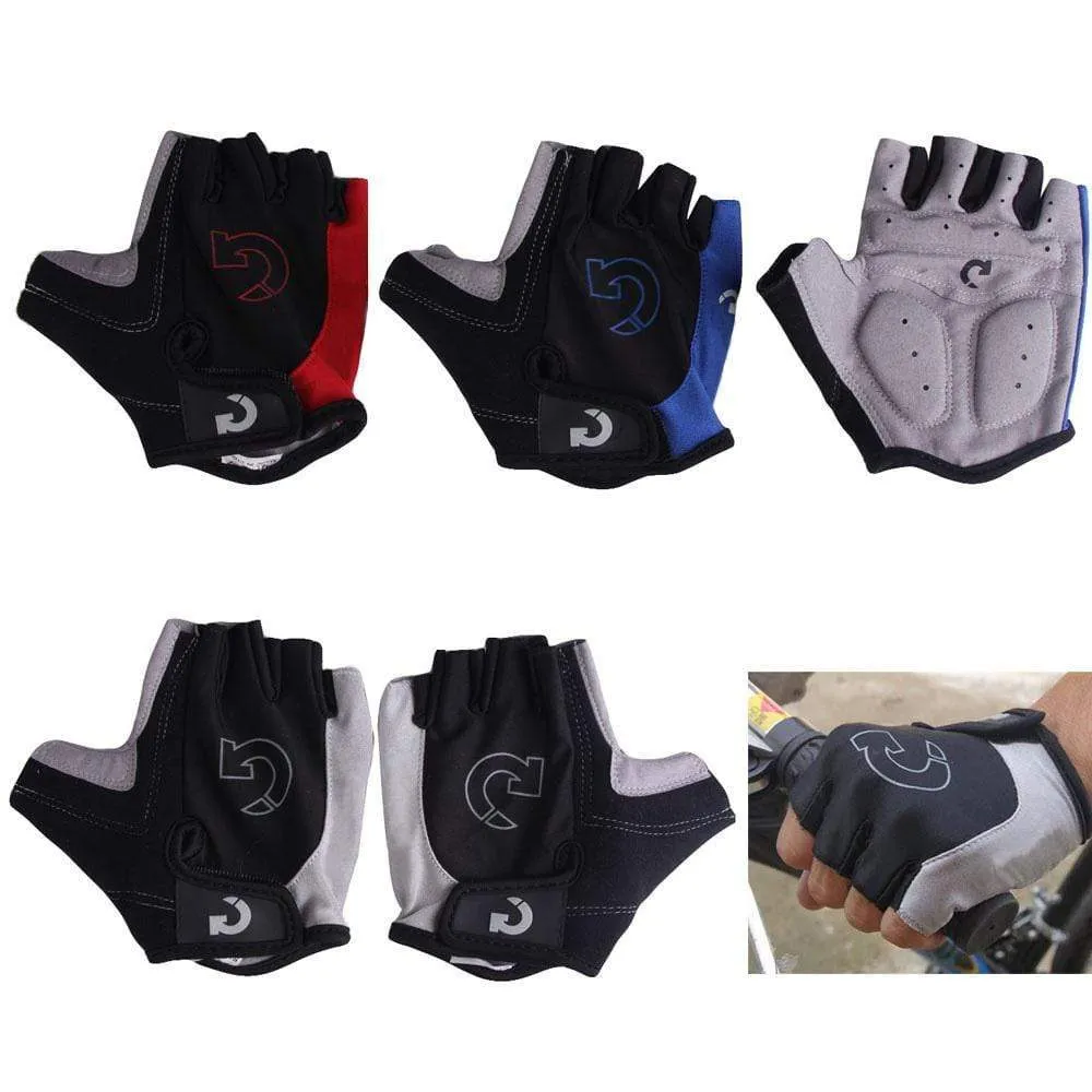 Half Finger Cycling Gloves Men Women Outdoor Sports Anti Slip Gel Pad Motorcycle MTB Road Bike Gloves for Bicycles S-XL