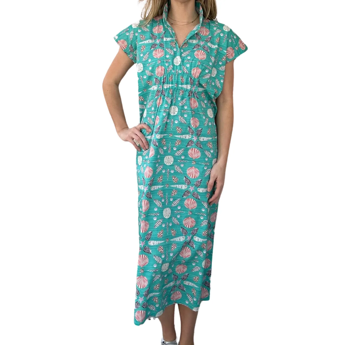 Holly Shae - June Caftan - Shell Medallion