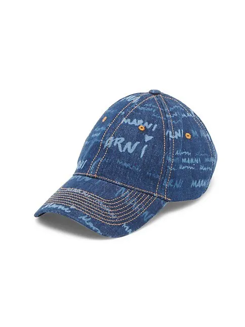 Megamarni Cotton Denim Hat CLZC0108A0