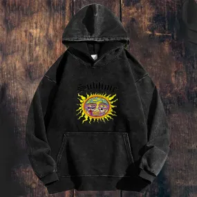 Mens Sun Face Hoodies