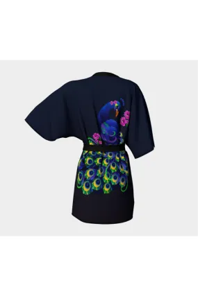 Peacock Kimono Robe