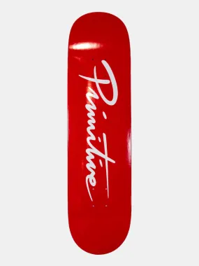 Primitive Deck Nuevo Script Core Red