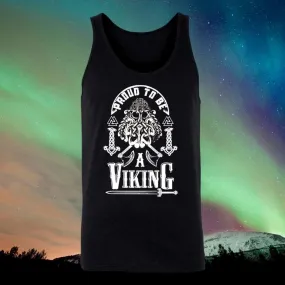 Proud To Be A Viking Black Tank Top