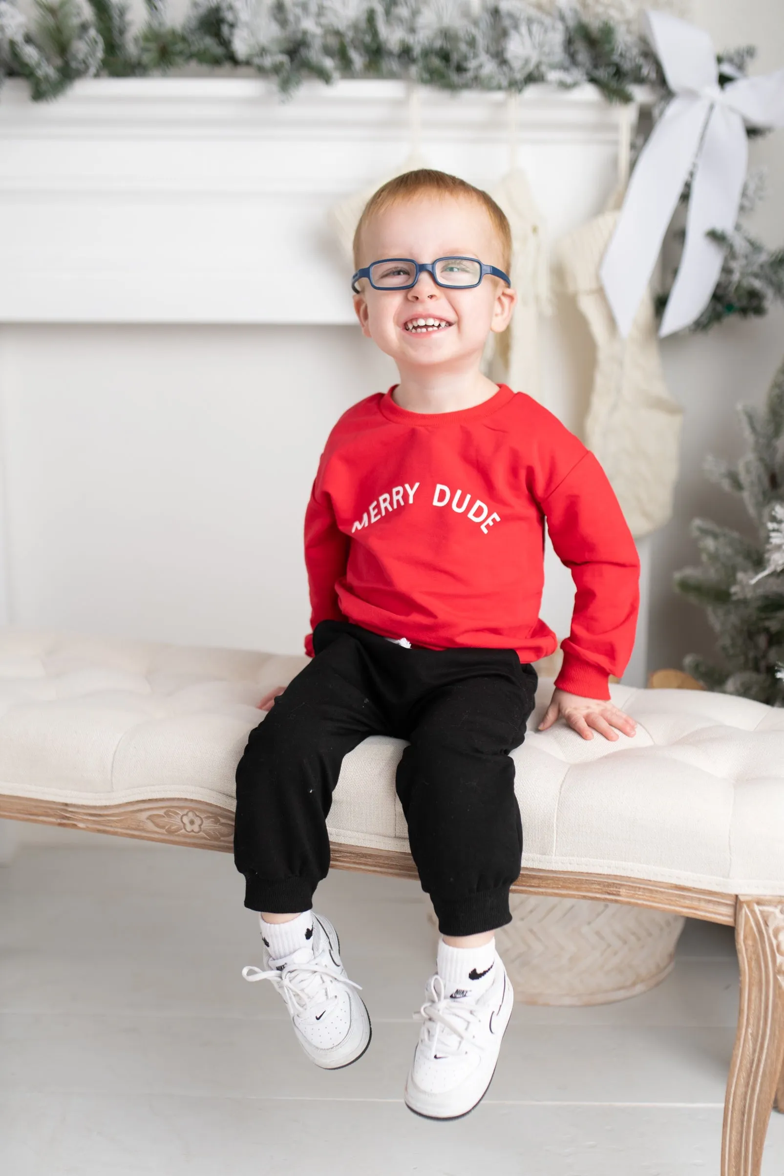 "Merry Dude" Boy's Jogger Set