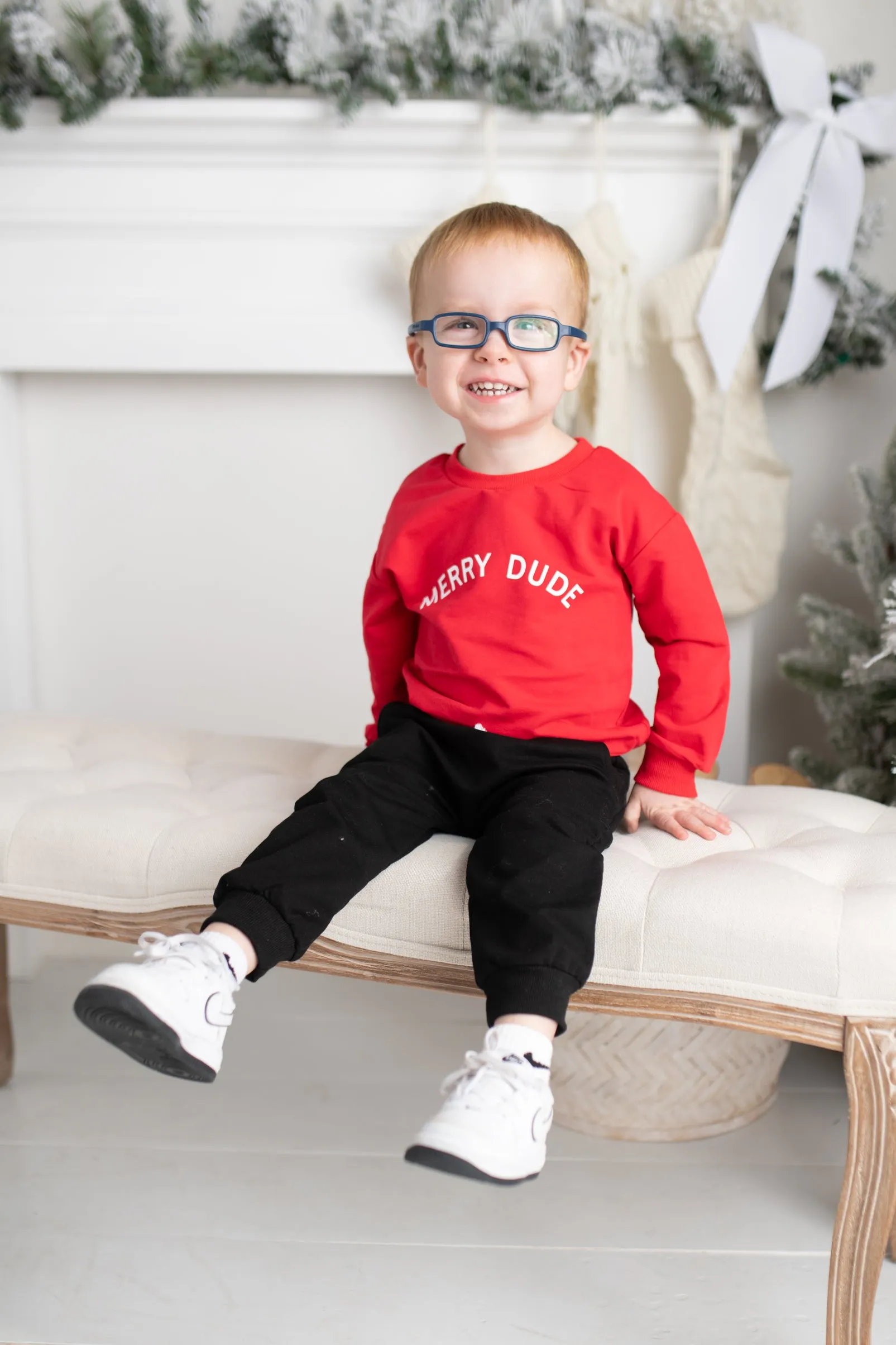 "Merry Dude" Boy's Jogger Set