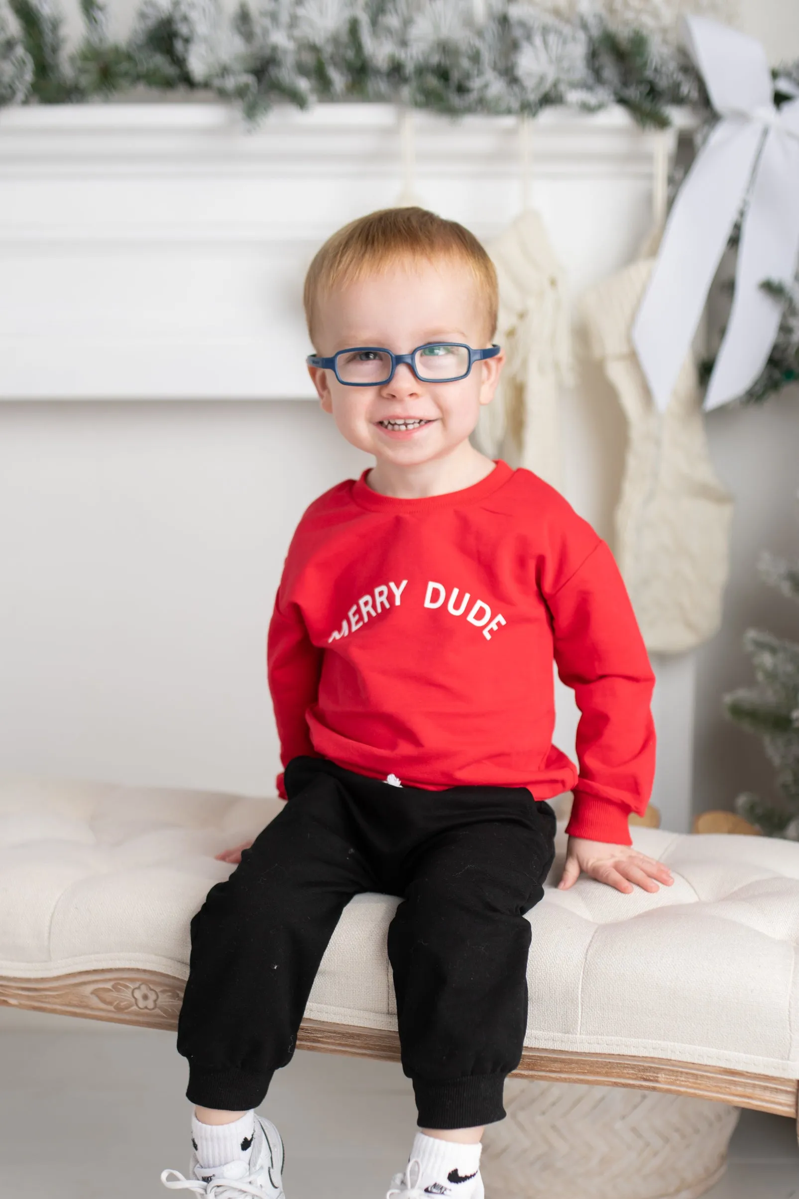 "Merry Dude" Boy's Jogger Set