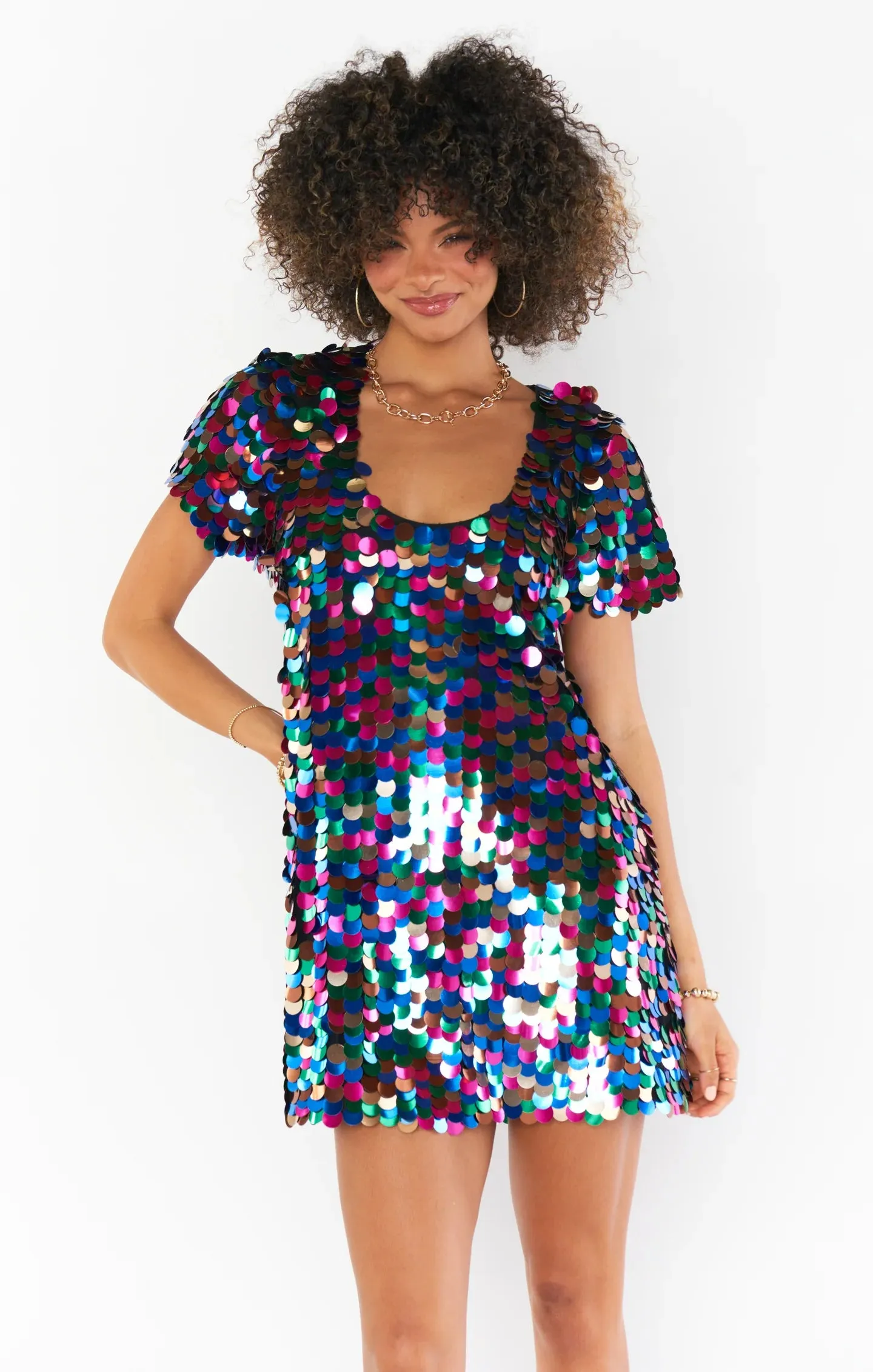 Show Me Your Mumu Emi Sequin Mini Dress