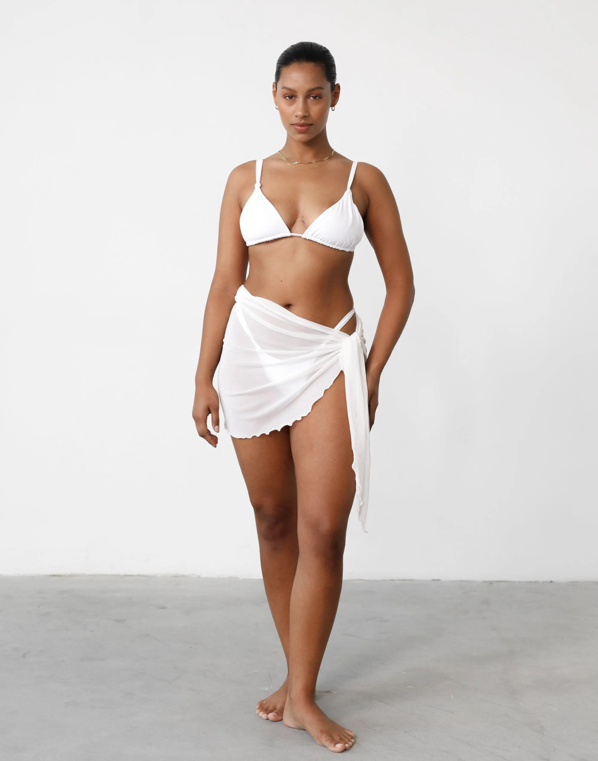 Smooth Sailing Sarong (White)