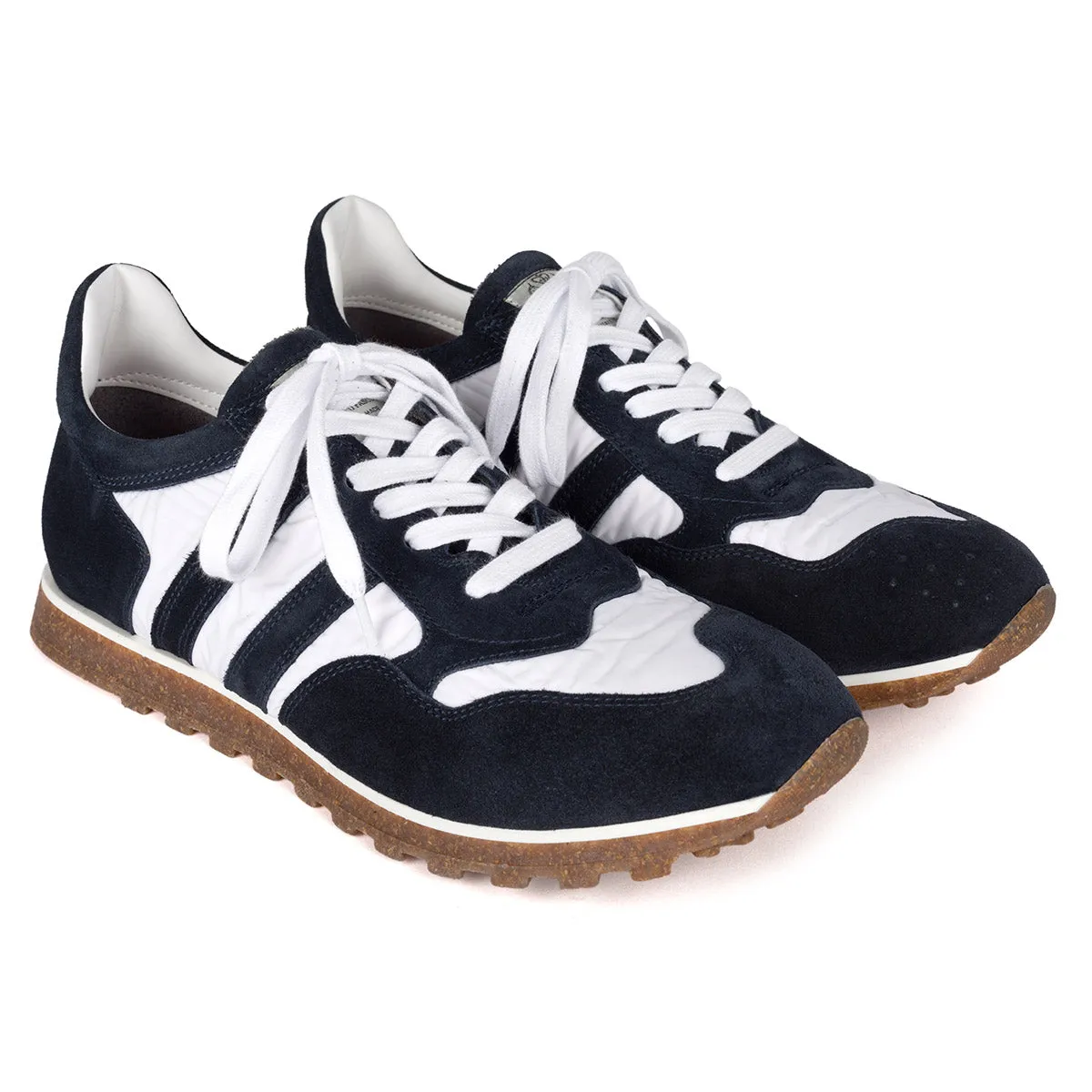 SPORT 6500<br> White & navy sneakers