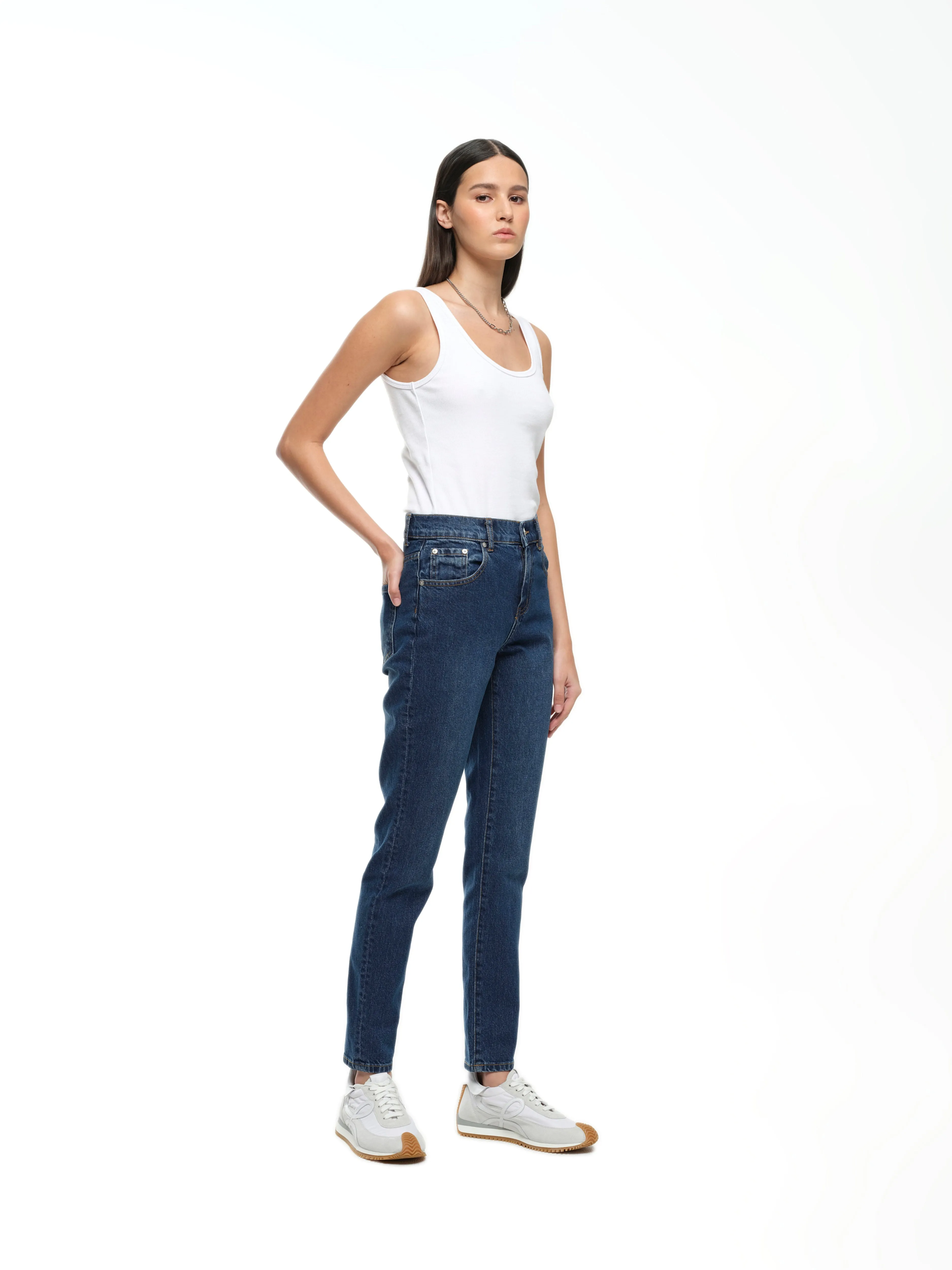 STRAIGHT LEG JEAN - DARK INDIGO