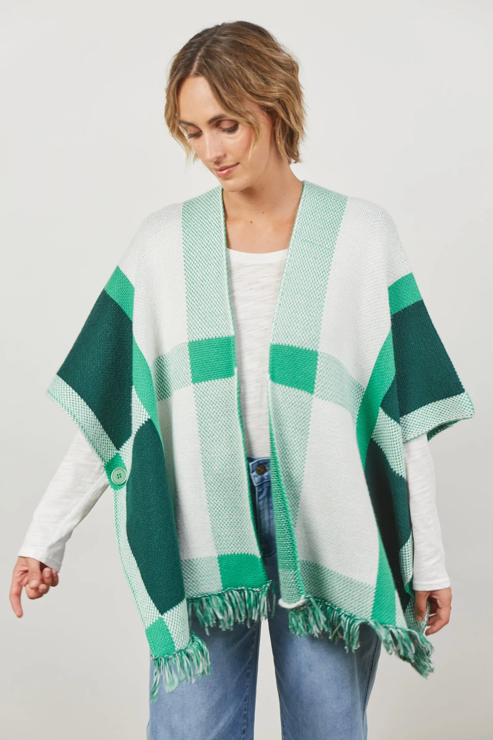 Vista One Size Cape in Meadow